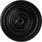 Ekena Millwork Pearl Ceiling Medallion (Fits Canopies up to 1 7/8"), Hand-Painted Jet Black, 26 1/4"OD x 1 1/2"P CM26PEBLF - alternate 1
